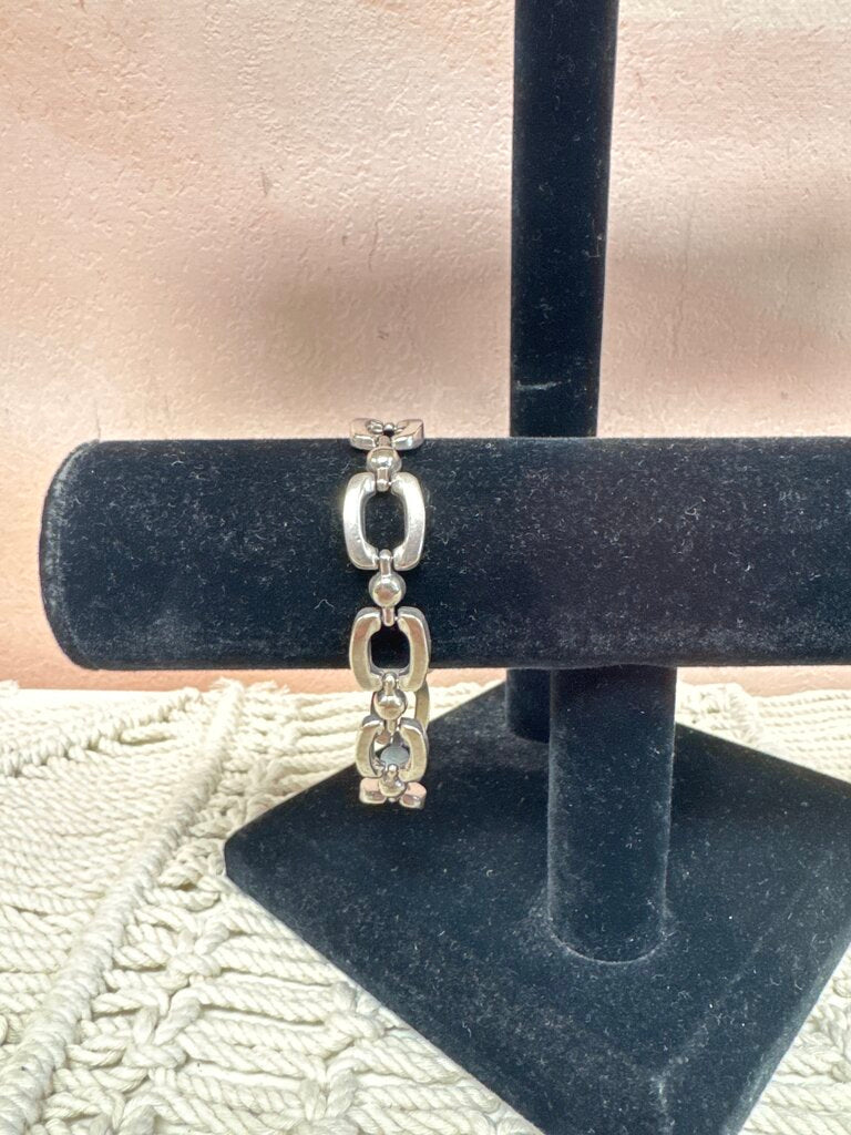 Sterling Silver Link Bracelet