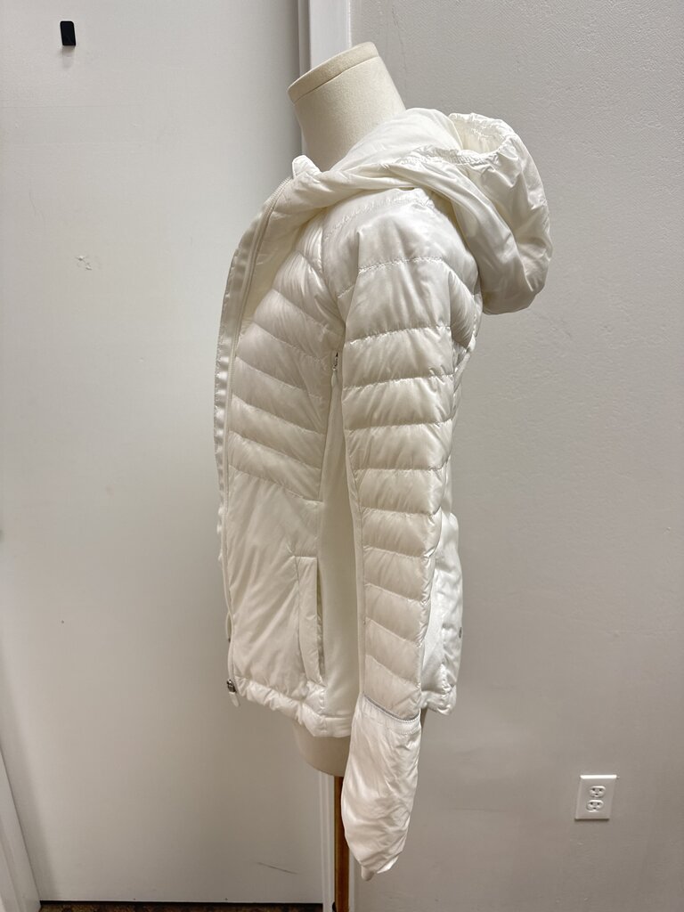 Lululemon White Quilted Jacket