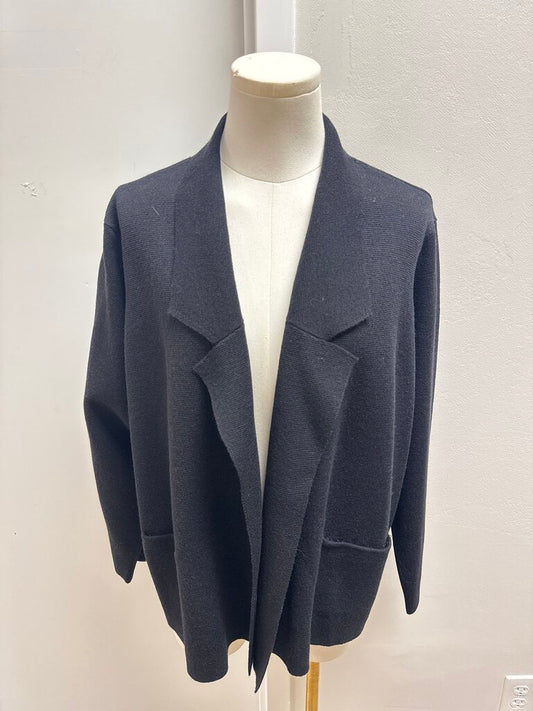 Eileen Fisher Black Open Cardigan NWT
