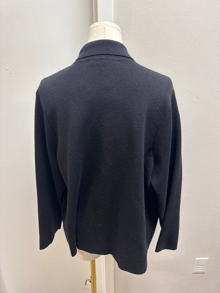 Eileen Fisher Black Open Cardigan NWT