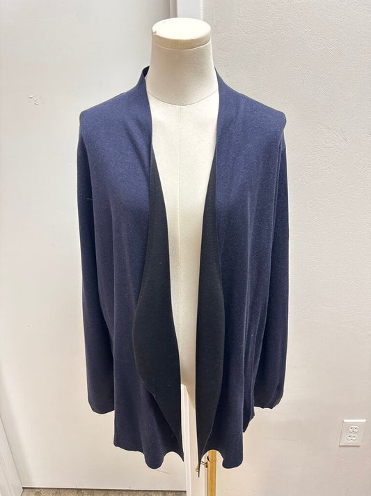 Eileen Fisher Blue Open Cardigan NWT