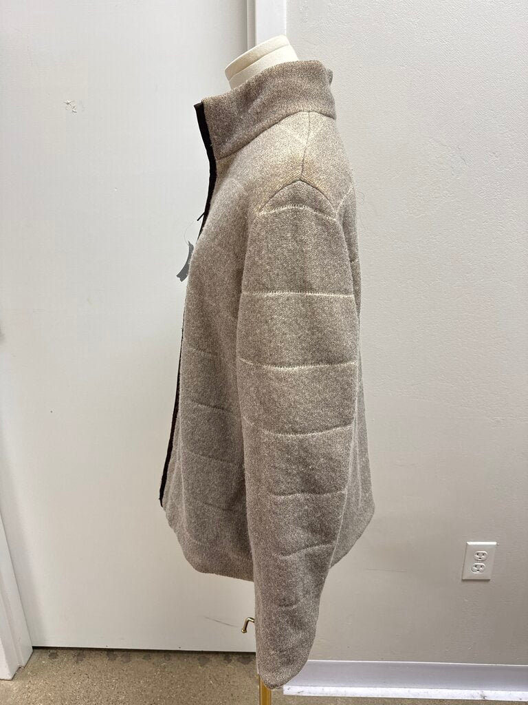 Fendi Wool Logo Reversible Bomber Jacket