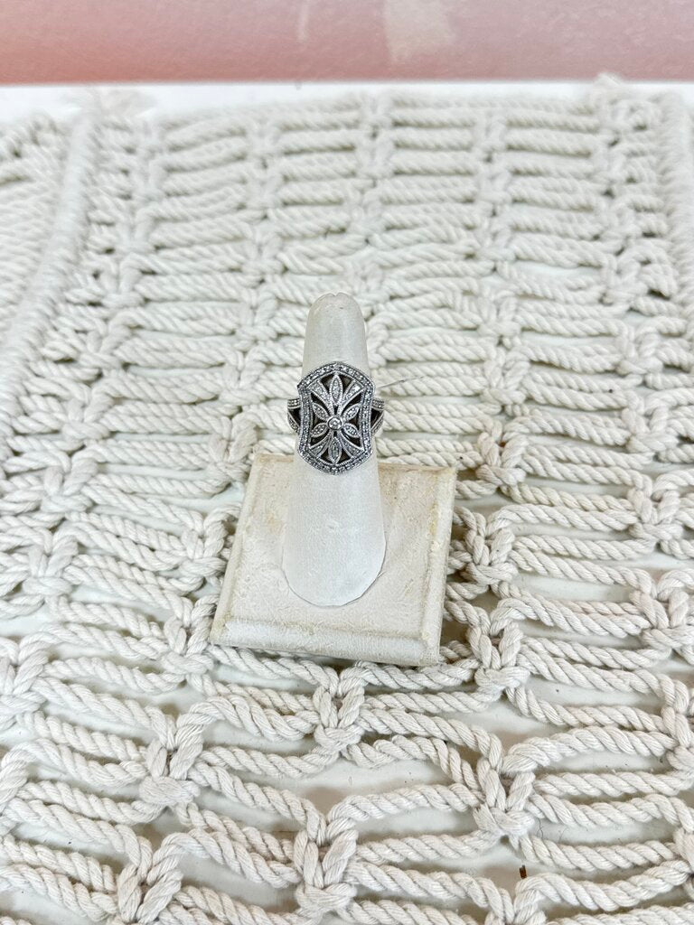 Ross Simons Diamond Vintage Syle Ring