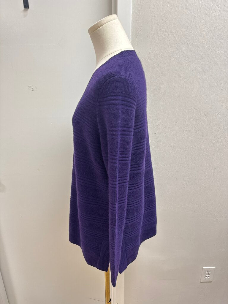 Edingburgh Purple Cashmere Sweater