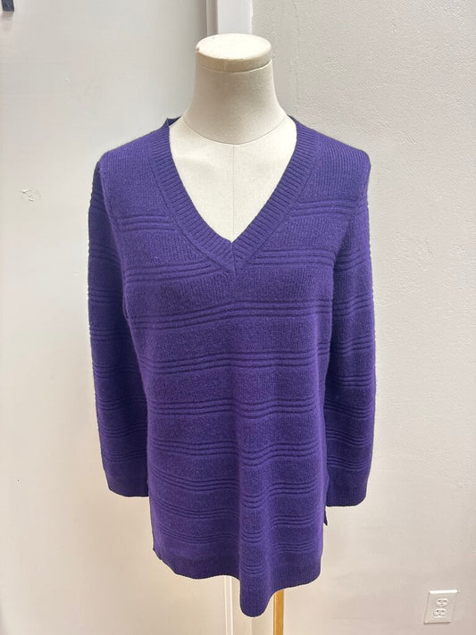 Edingburgh Purple Cashmere Sweater