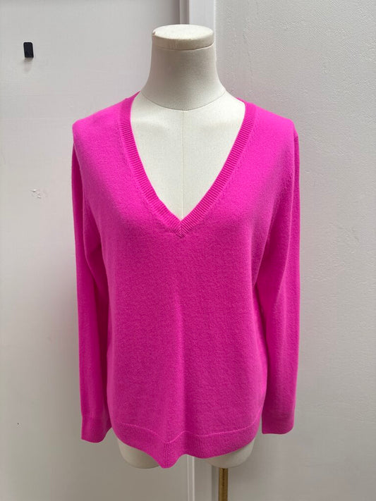 Nordstrom Bright Pink Cashmere Sweater