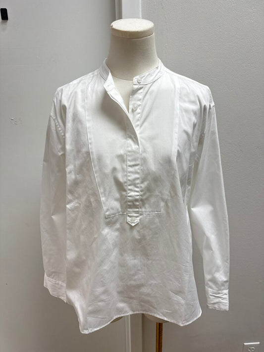 Spanx White Henley Top