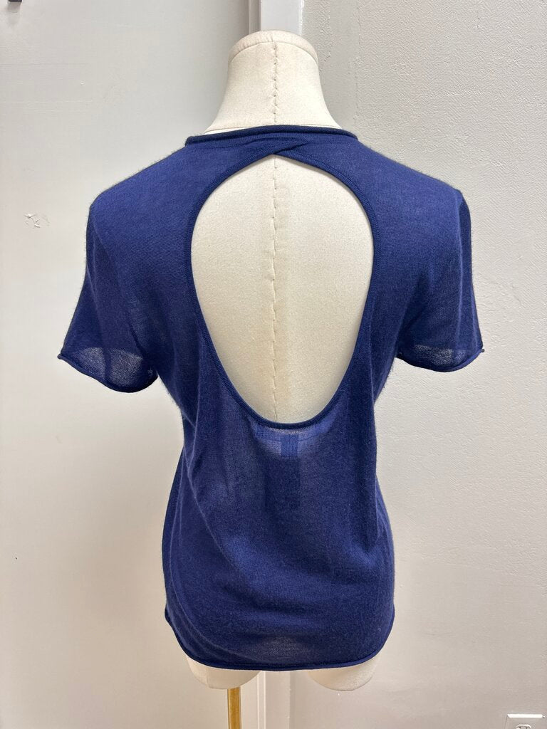 Ralph Lauren Blue Key Hole Back Top