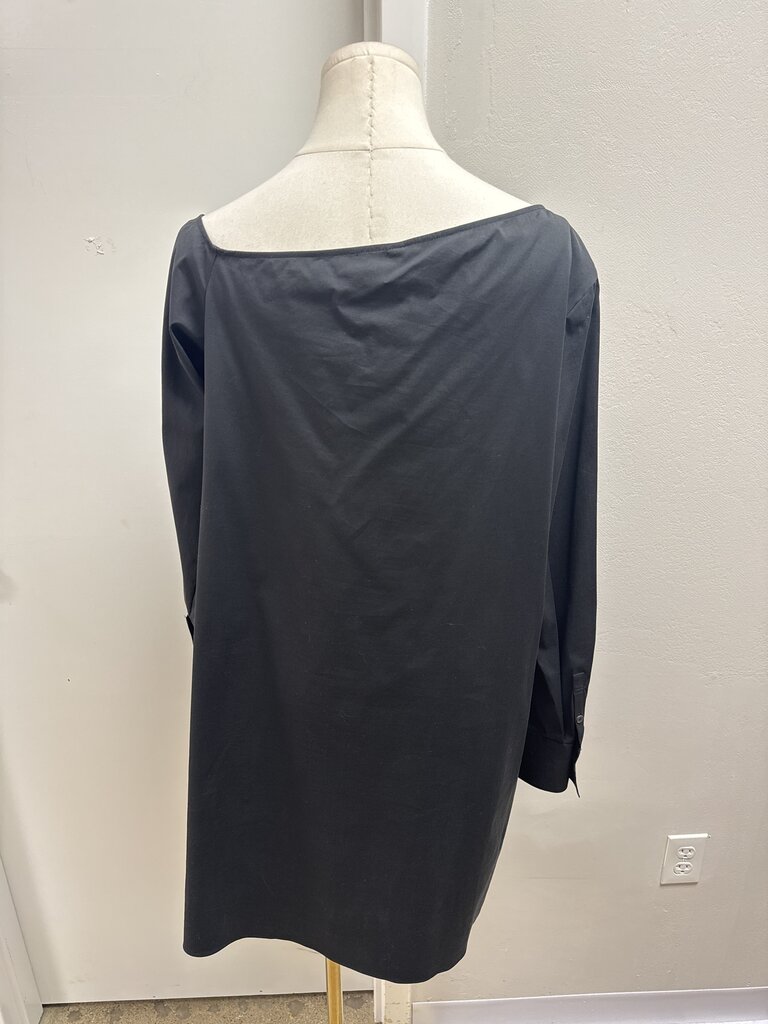 Theory Black Boatneck Dress NWT