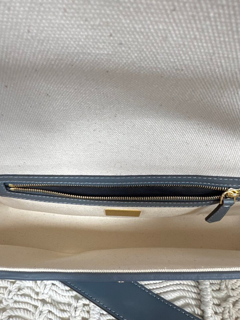 Fendi Baguette Multi FF Embroidery Canvas Shoulder Bag w/Dust Bag and Box