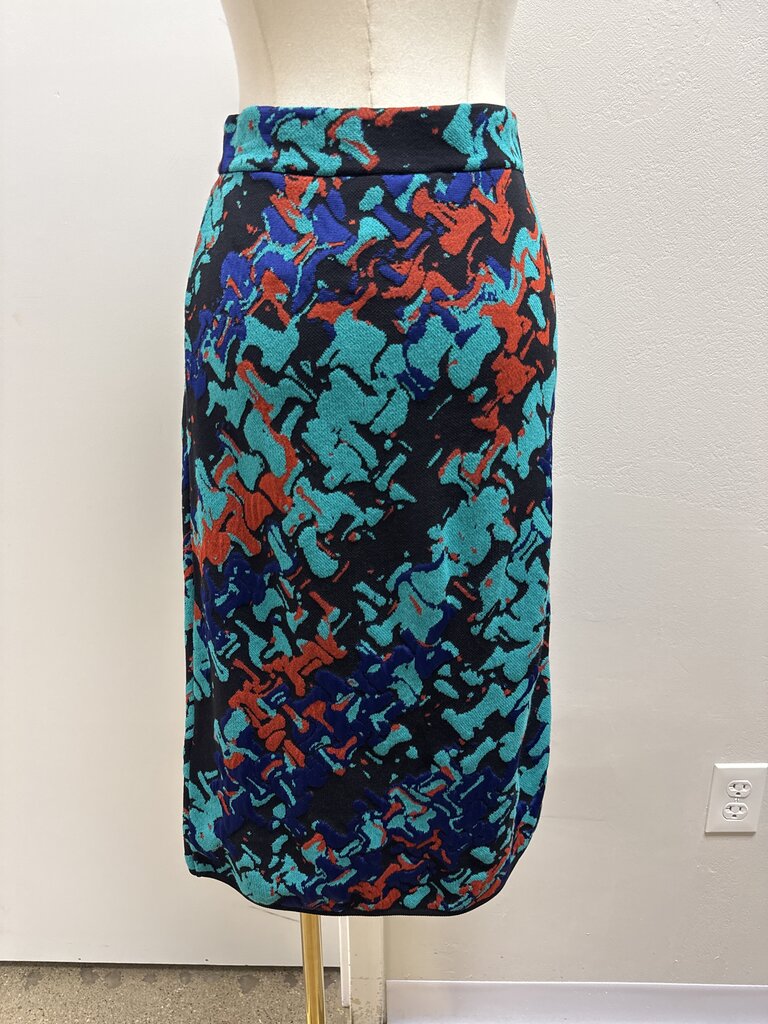 M Missoni Teal Knit Skirt