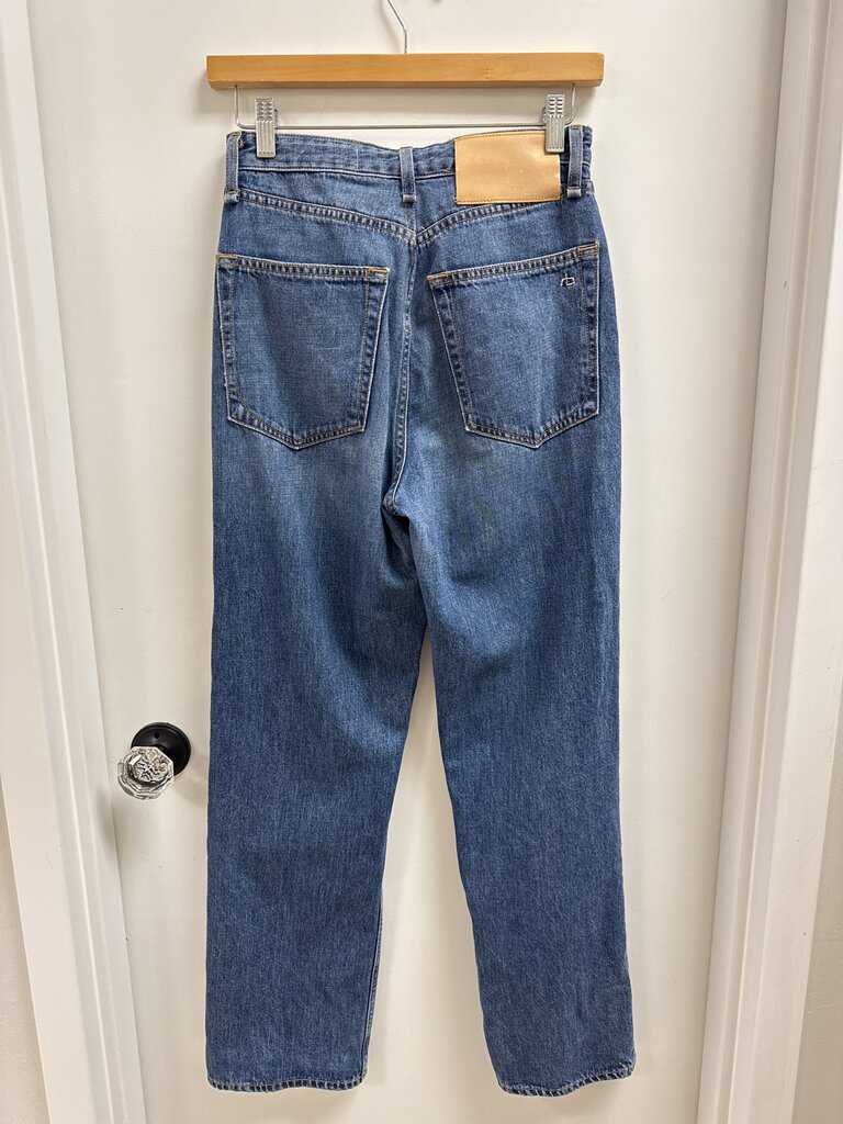 rag & bone Blue Wide Leg Jean