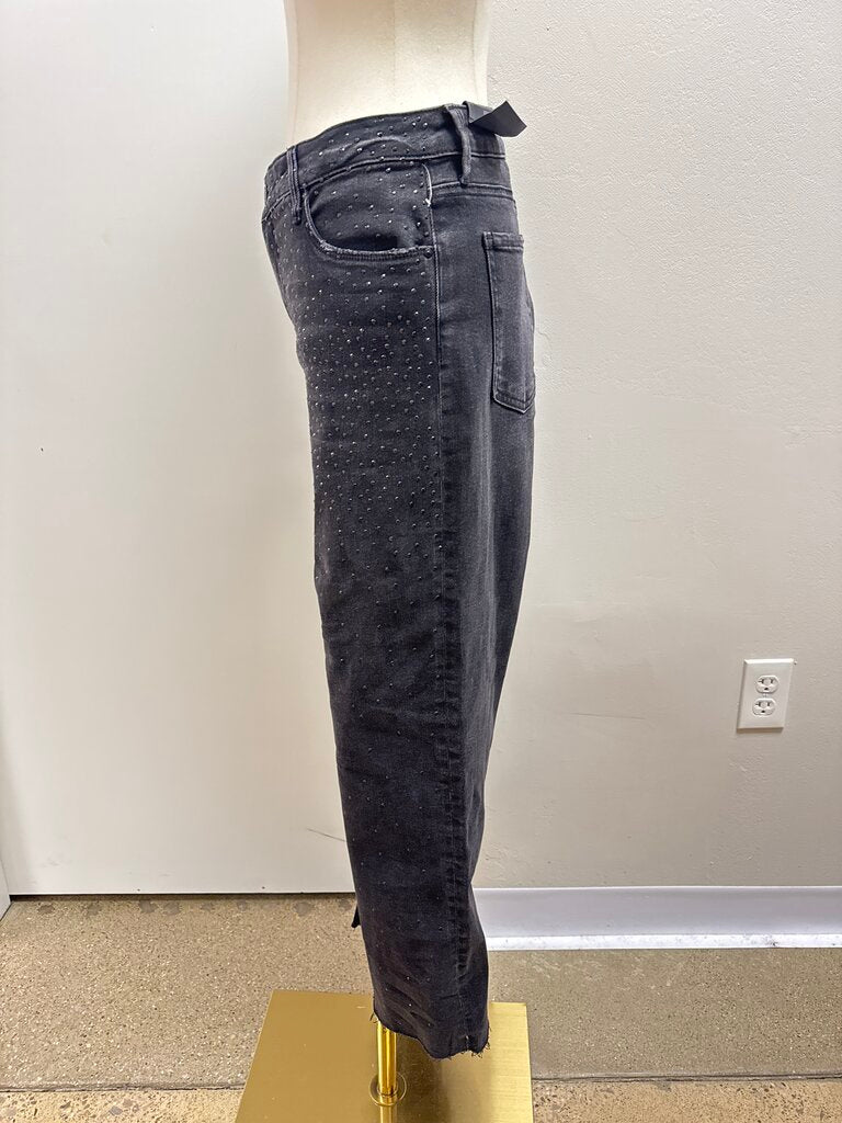 Kut Black Embellished Jean NWT