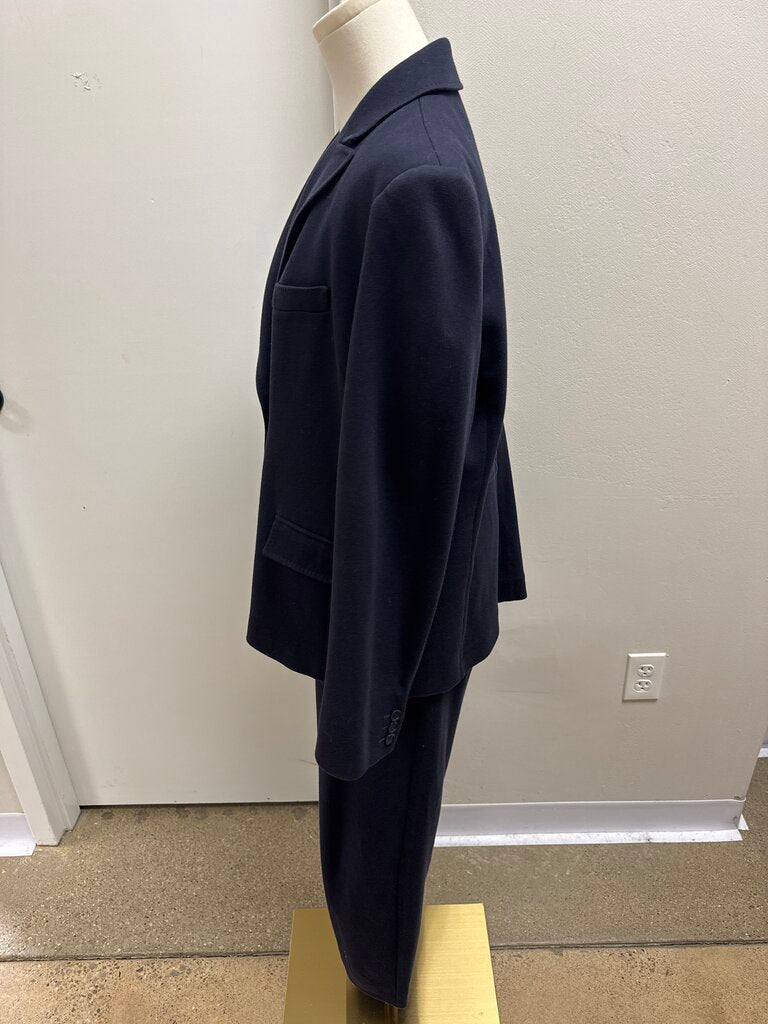 Max Mara Navy Knit Suit