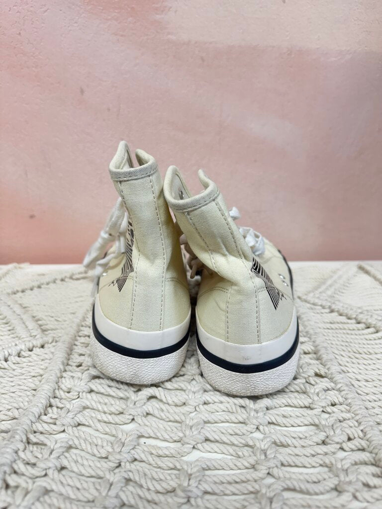 Isabel Marant Ecru High Top Sneaker w/Box NWT
