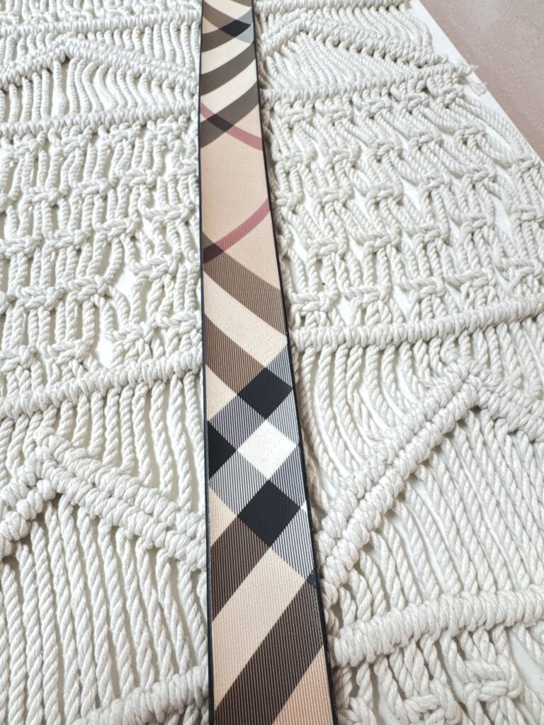 Burberry Tan Nova Belt