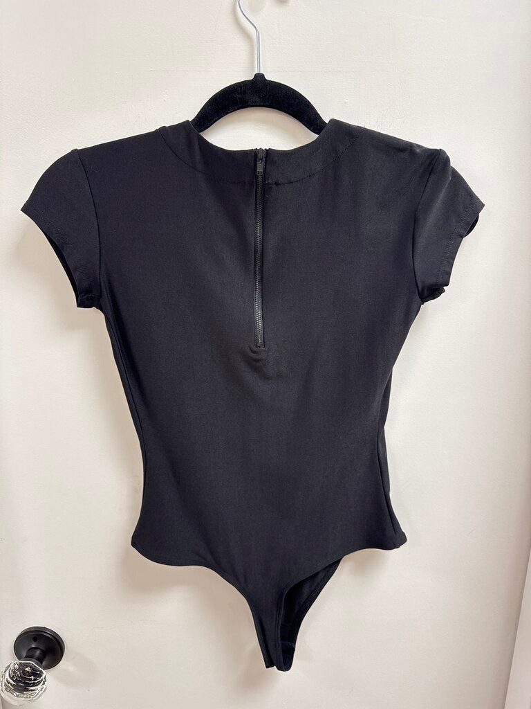 Alix Black Bodysuit