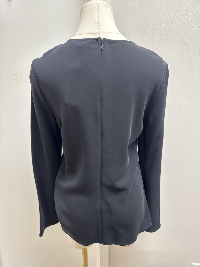 Ramy Brook Black Bell Sleeve Top NWT