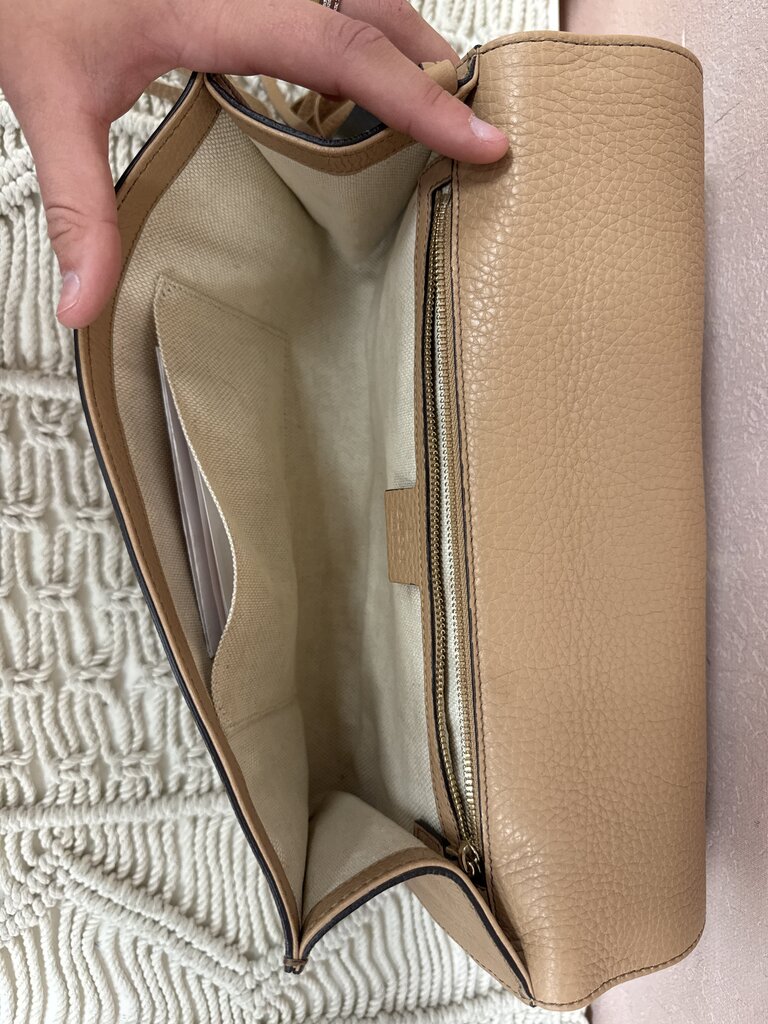 Gucci Tan Soho Clutch