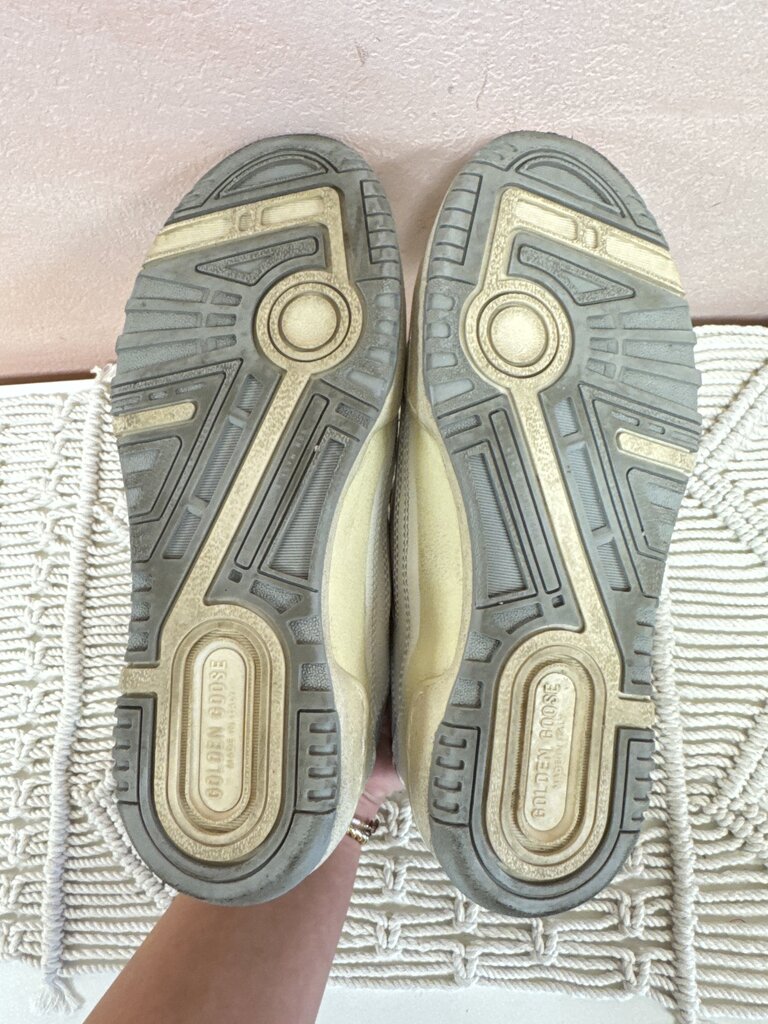 Golden Goose White Platform Forty-Two Sneaker w/Dustbag