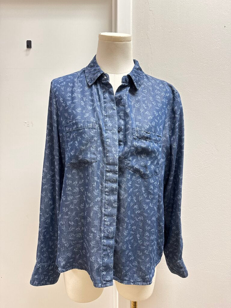 Saks Fifth Ave Denim Button Up