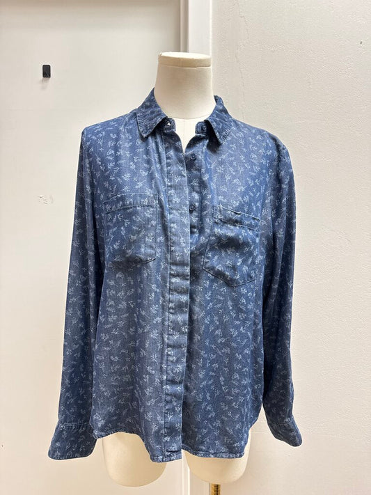 Saks Fifth Ave Denim Button Up