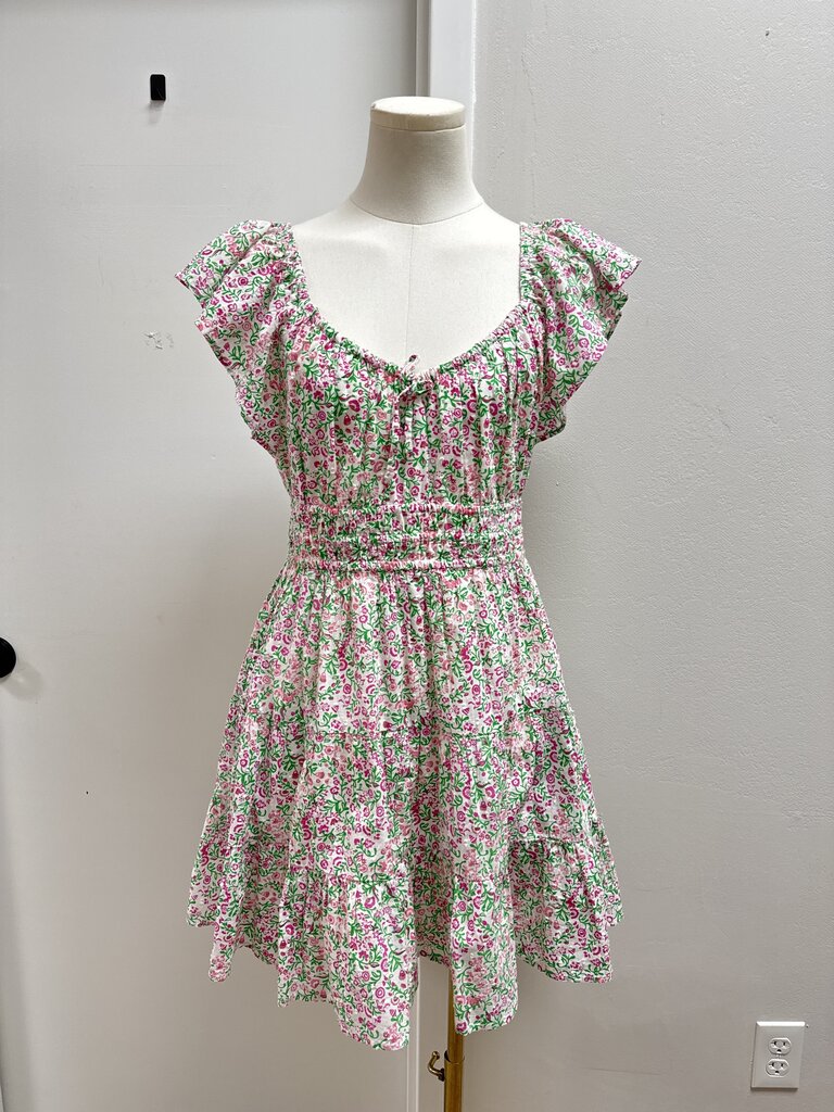 Roller Rabbit White Floral Mini Dress