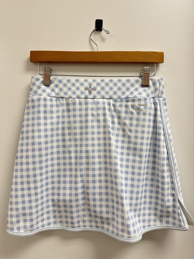 Tuckernuck Light Blue Gingham Skirt