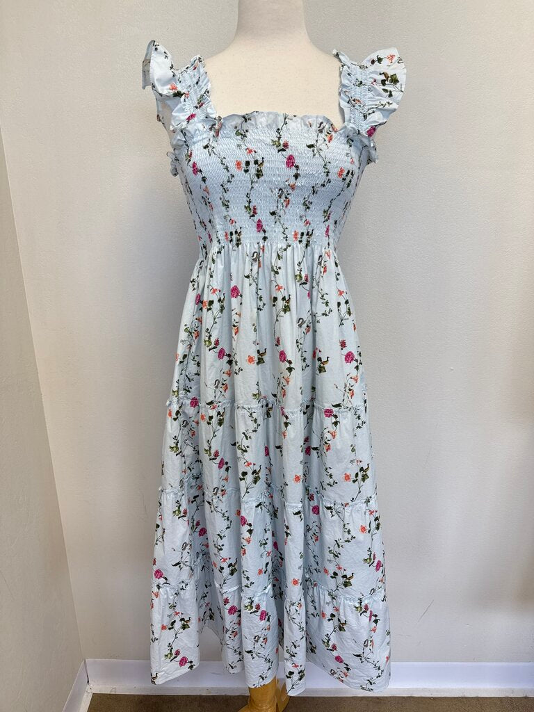 Hill House Mint Floral Maxi Dress