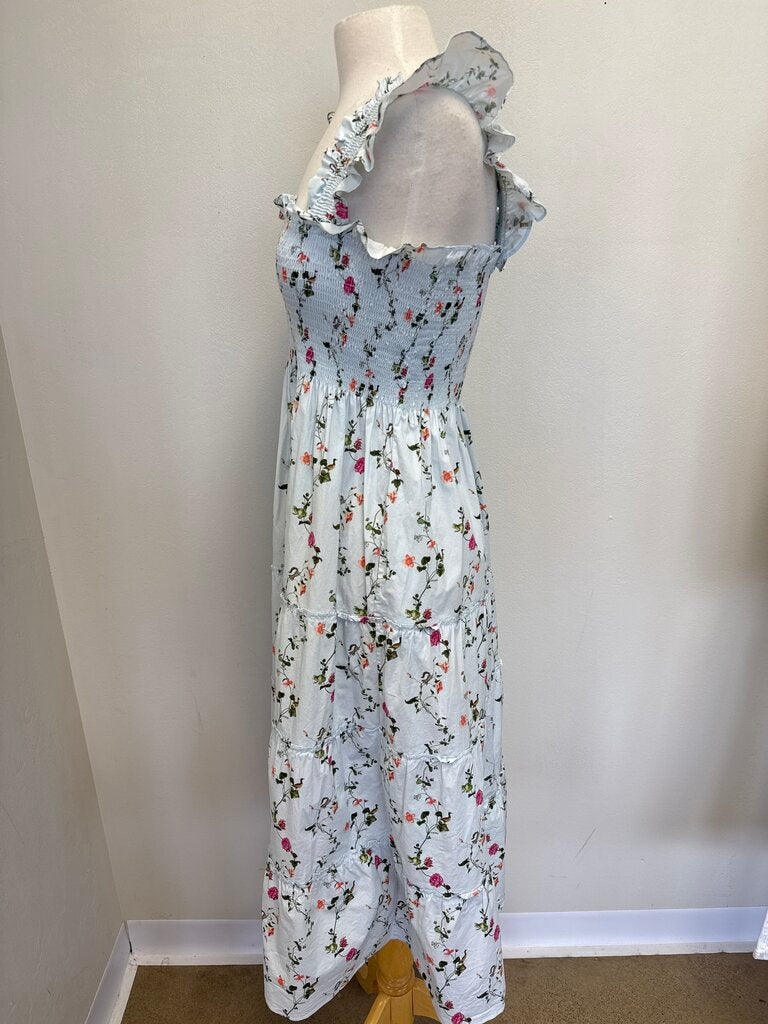 Hill House Mint Floral Maxi Dress