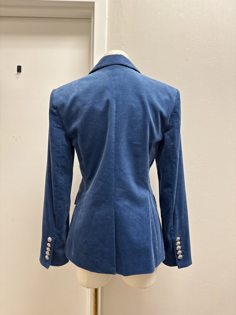 Veronica Beard Blue Corduroy Blazer