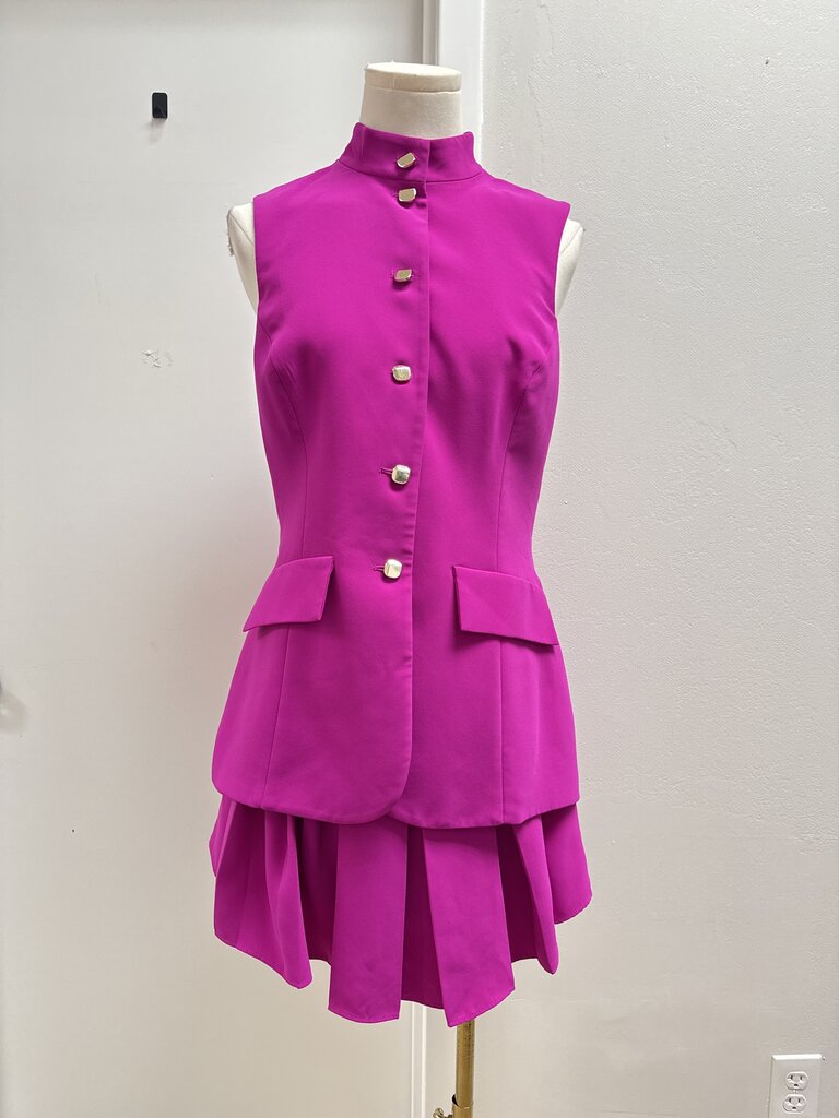 Amanda Uprichard Fuchsia Romper