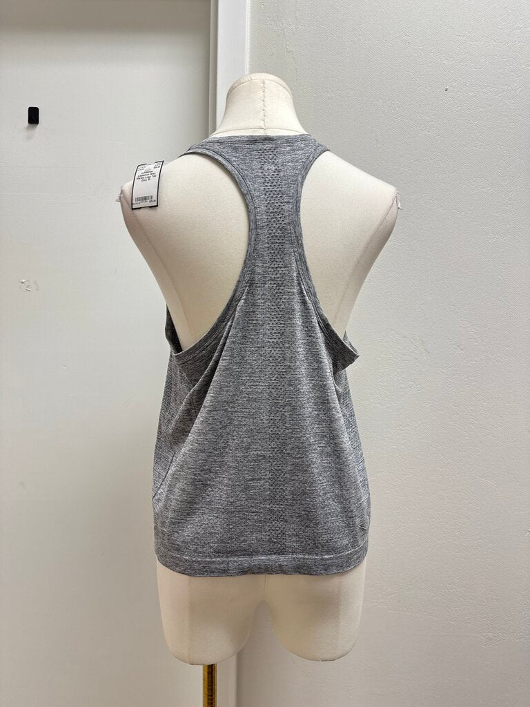 Lululemon Grey Marled Logo Tee