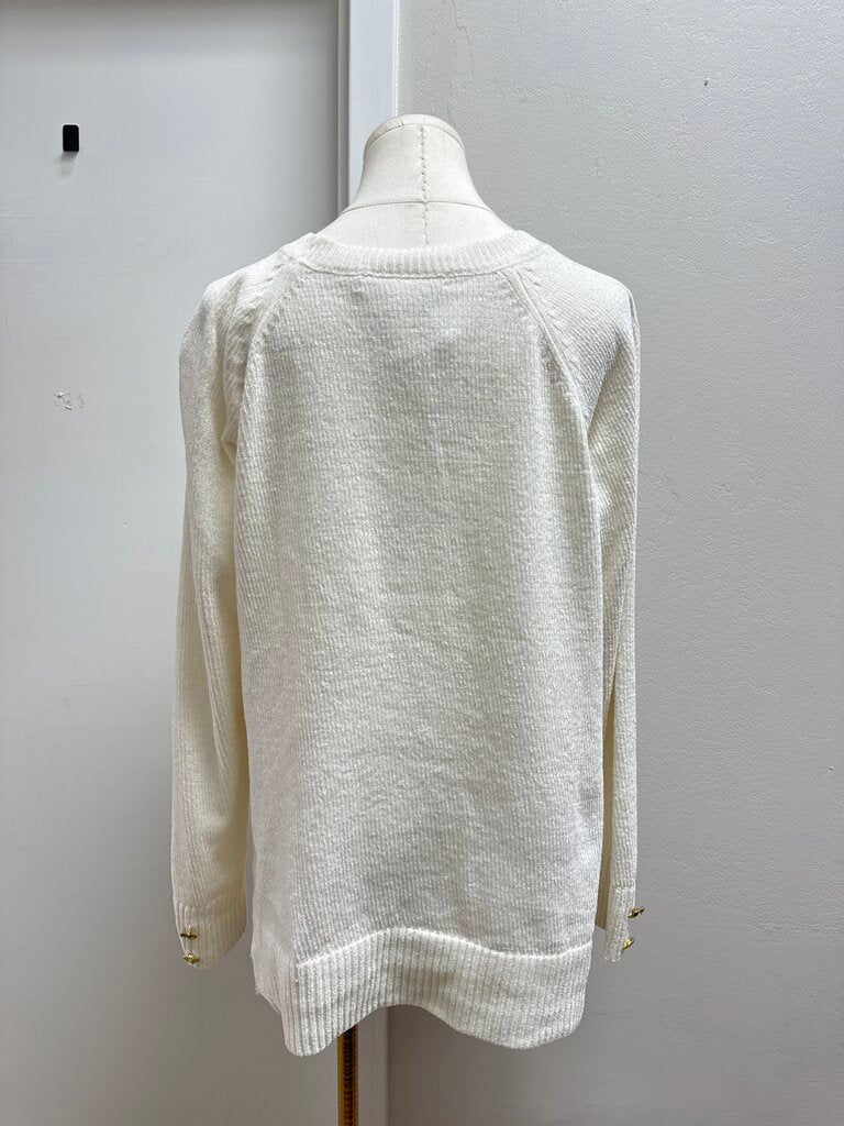 Lilly Pulitzer Ivory Chenille Sweater