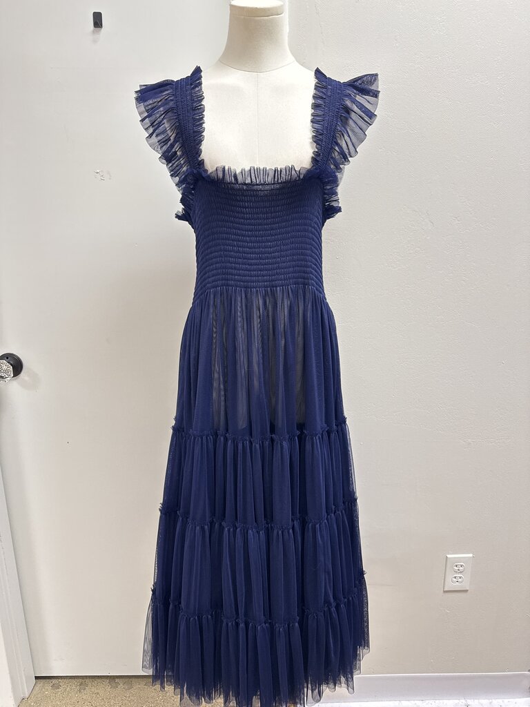 Hill House Navy Tulle Nap Dress