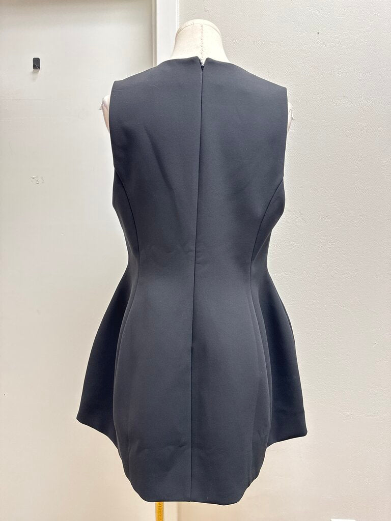 Hill House Black Bow Accent Mini Dress