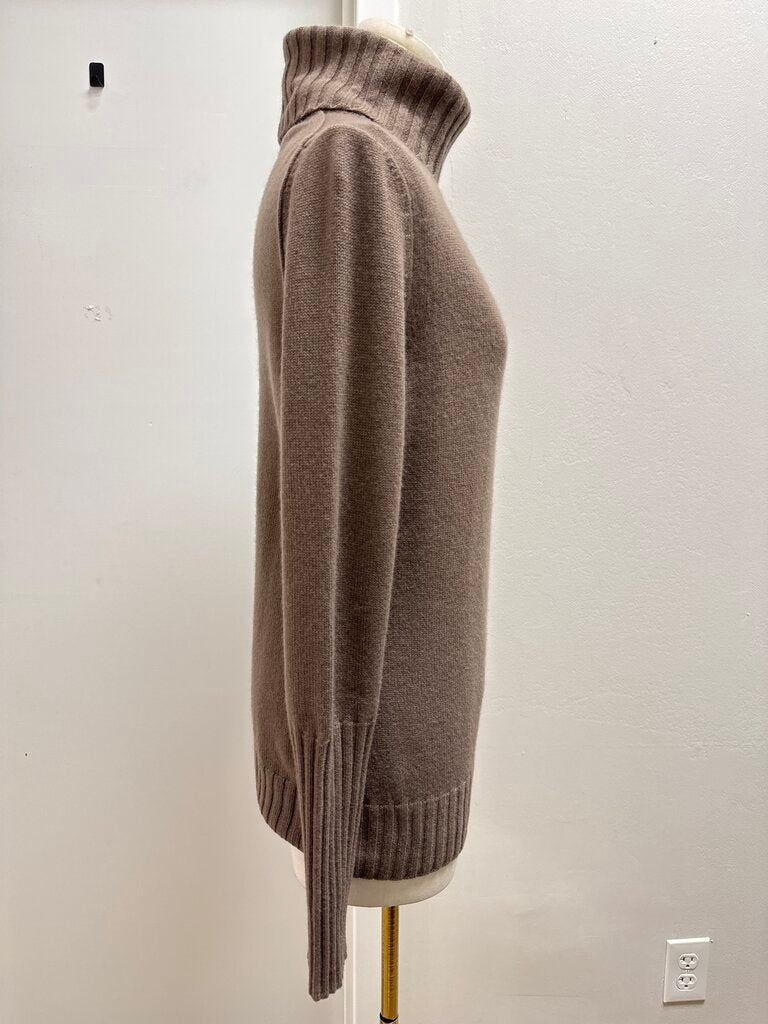 Loro Piana Brown Turtleneck Sweater