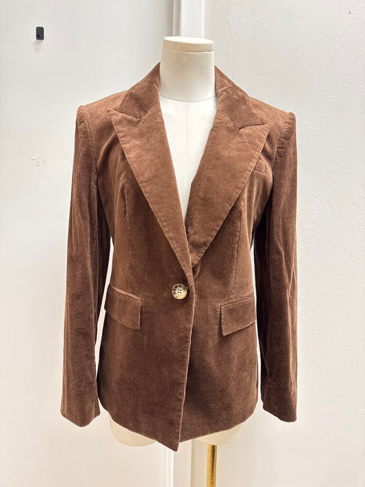 Veronica Beard Brown Corduroy Blazer