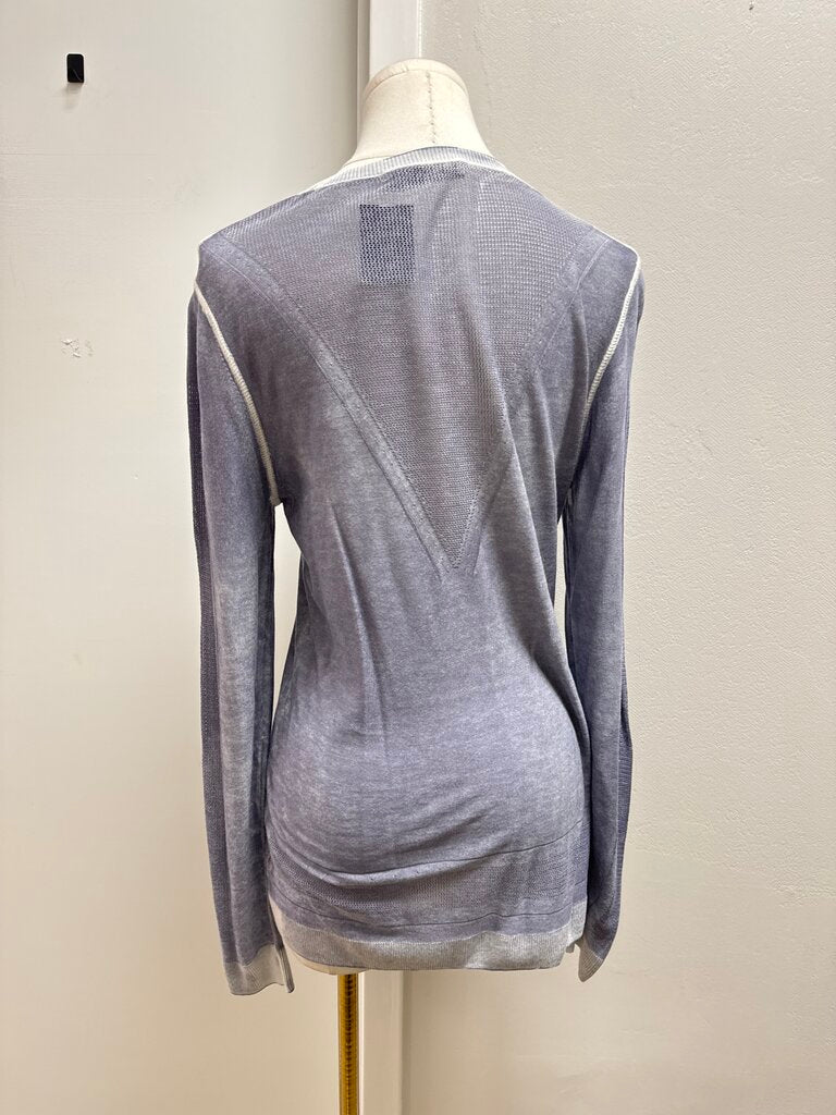 kokun Purple V-Neck Sweater