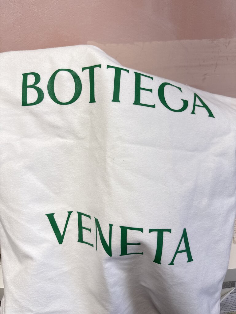 Bottega Tan Intrecciato Med Arco Tote w/Dustbag