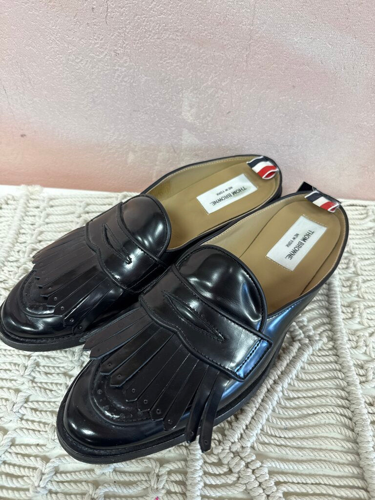 Thom Browne Black Loafer Mule