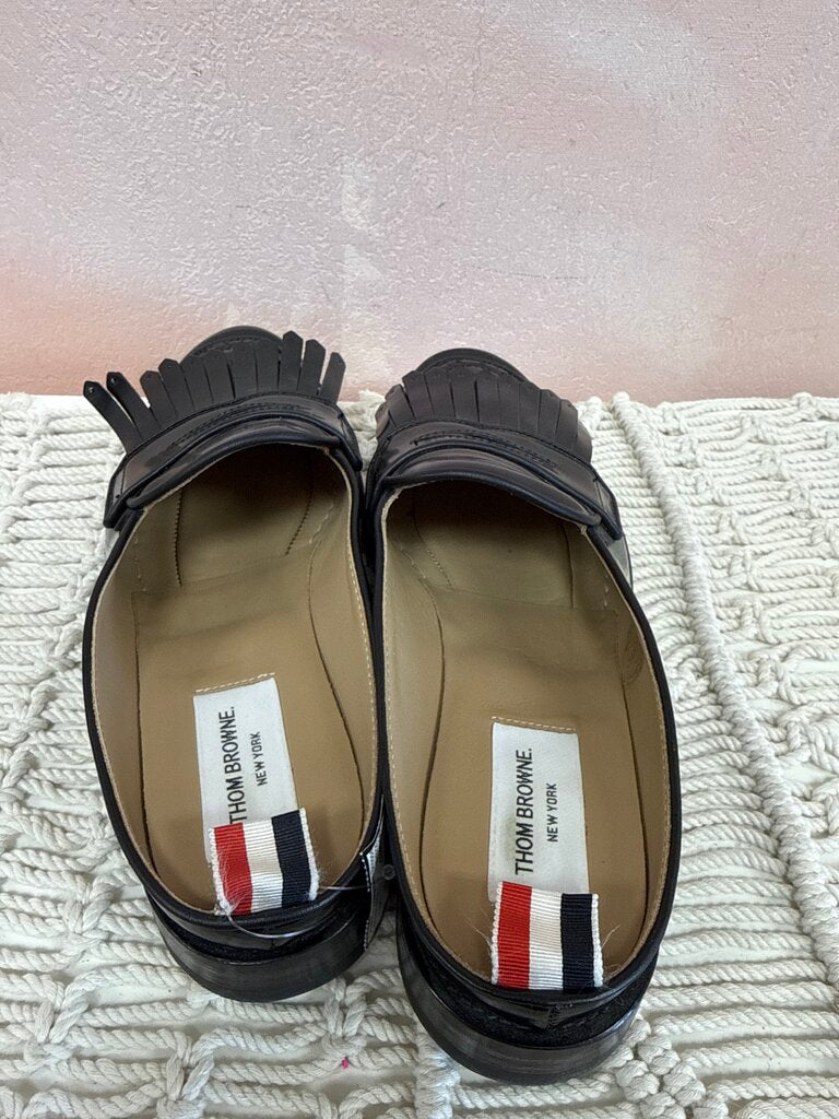 Thom Browne Black Loafer Mule