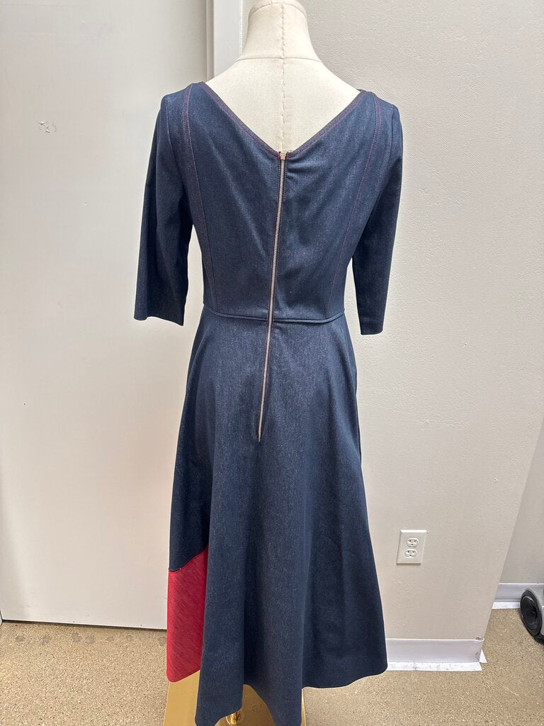 Talbot Runof Denim Midi Dress NWT