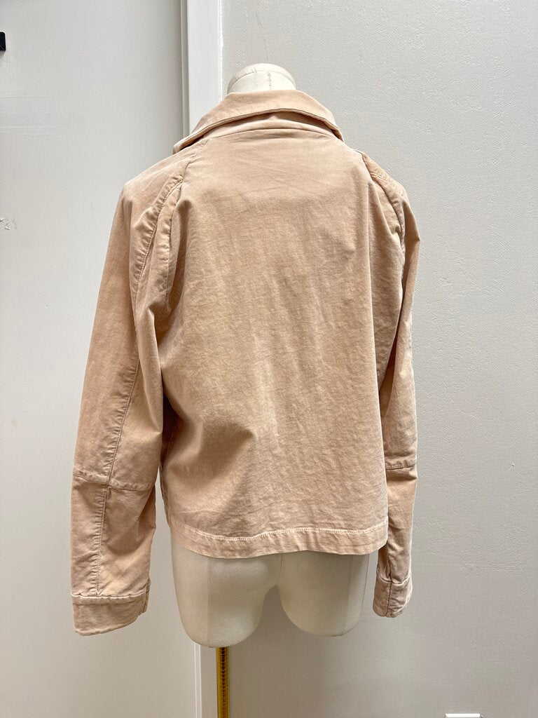 Evereve Tan Corduroy Cropped Jacket NWT