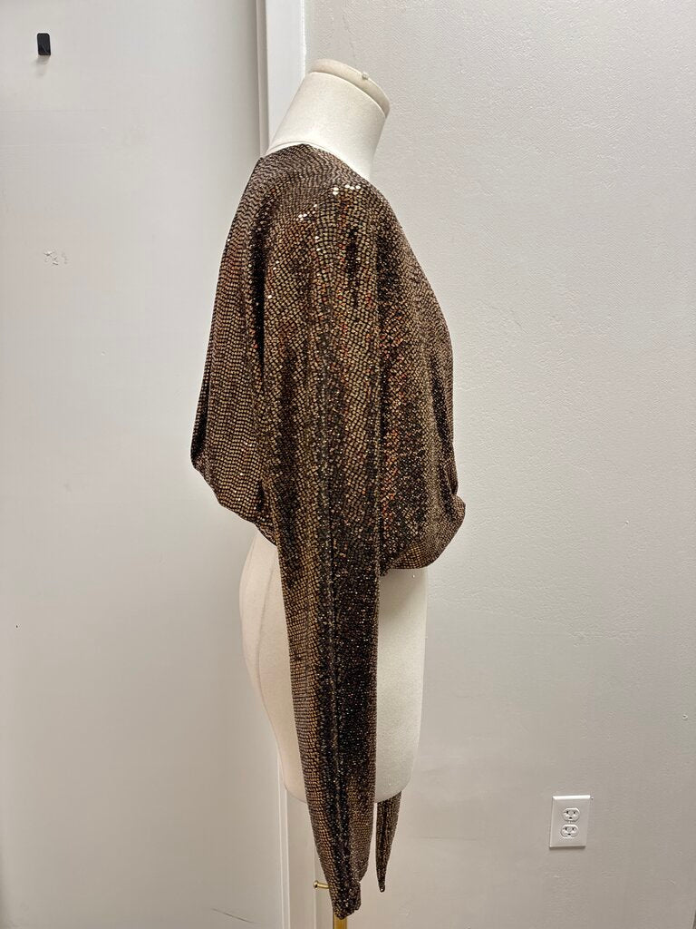 Zhivago Gold Wrap Top