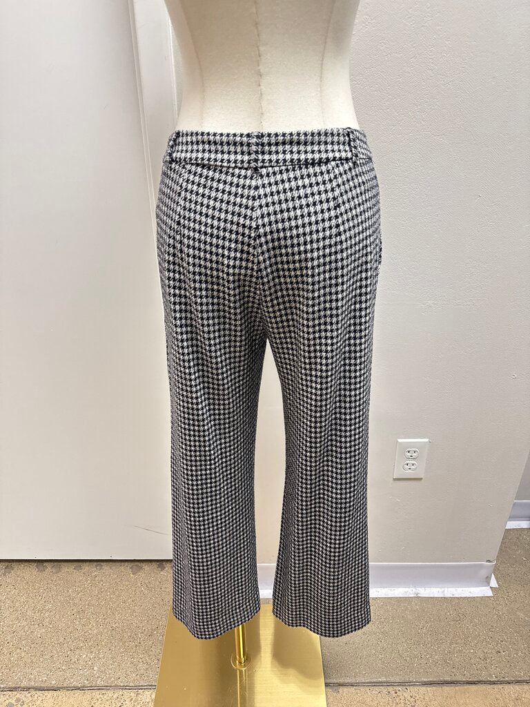 Marella Black and White Houndstooth Pant