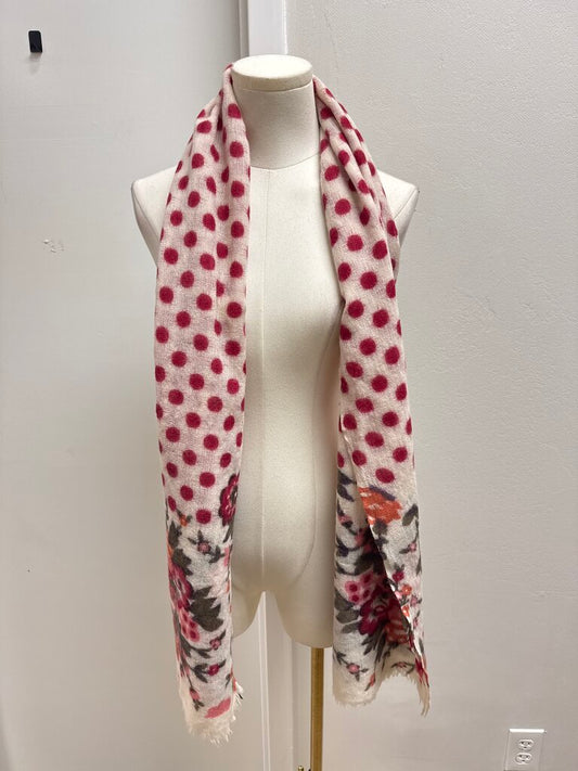 Hartford Ecru Floral Scarf