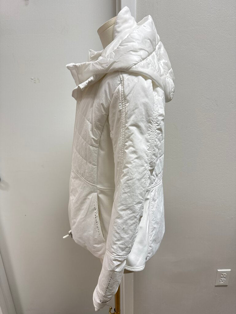 Lululemon White Nylon Jacket