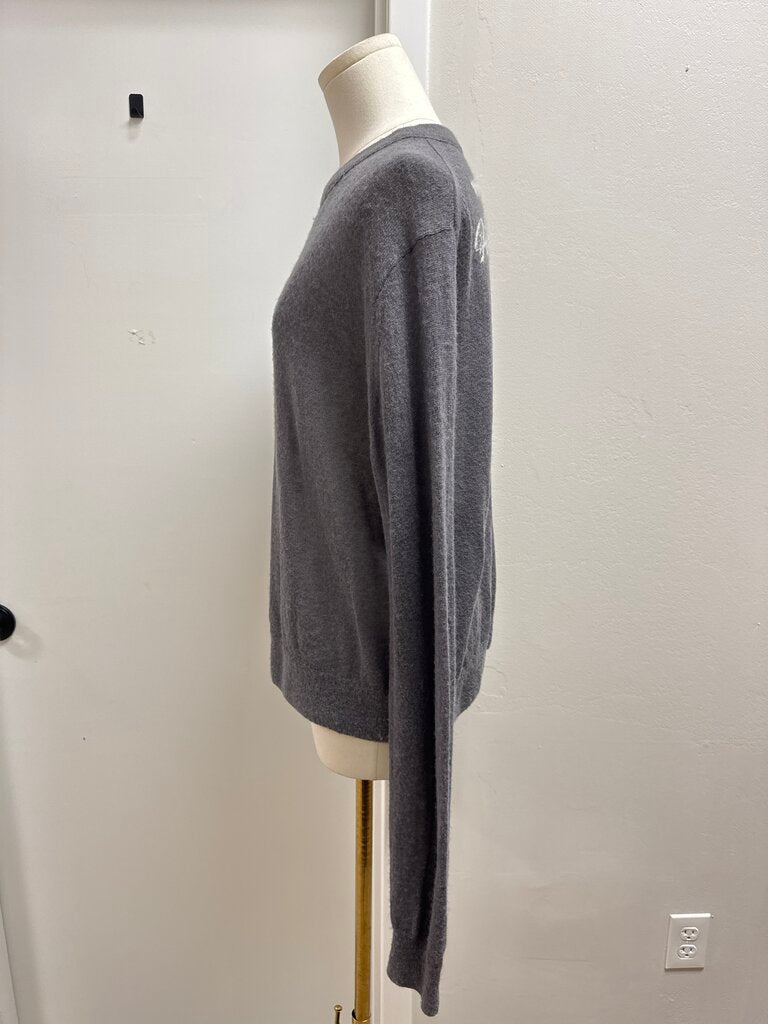 Helmut Lang Grey Cashmere Sweater