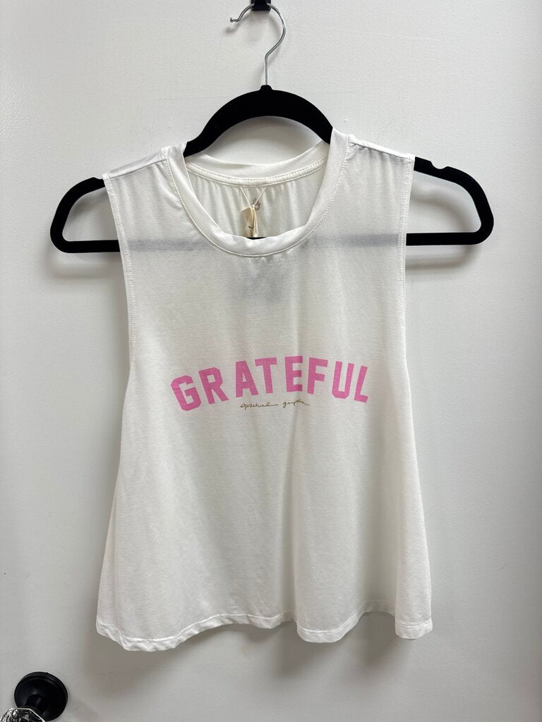 Spiritual Gangster White Muscle Tank